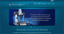 Desktop Screenshot of pioneerprecisioncnc.com