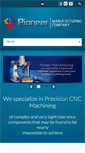 Mobile Screenshot of pioneerprecisioncnc.com